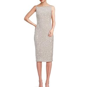 Donna Karan Silver Dress